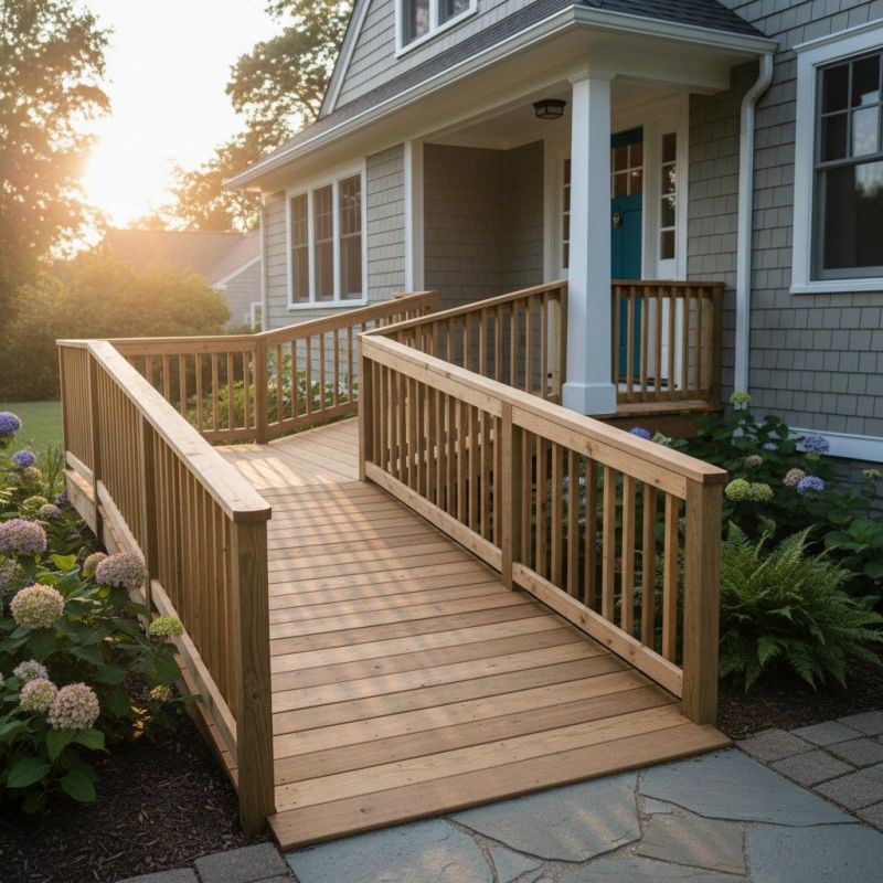 Wheelchair Ramp Installation detail