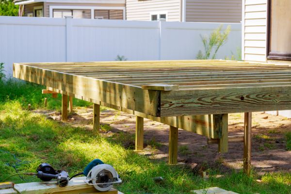 Elevated Deck Installation in Eden Prairie