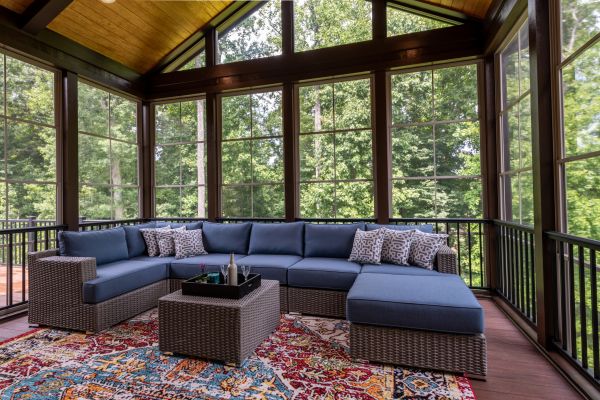 Enclosed Deck Installation in Eden Prairie
