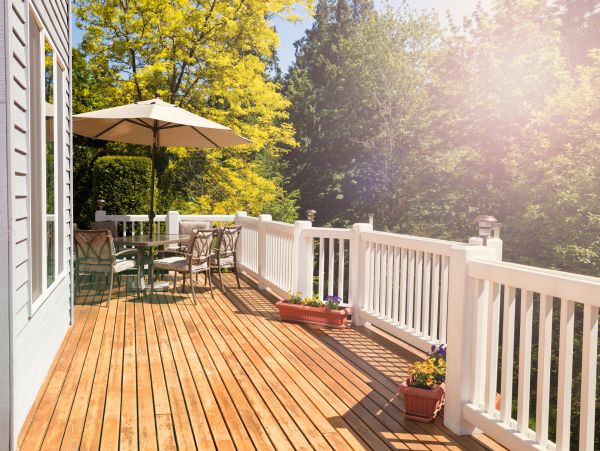 Cedar Deck Installation in Eden Prairie