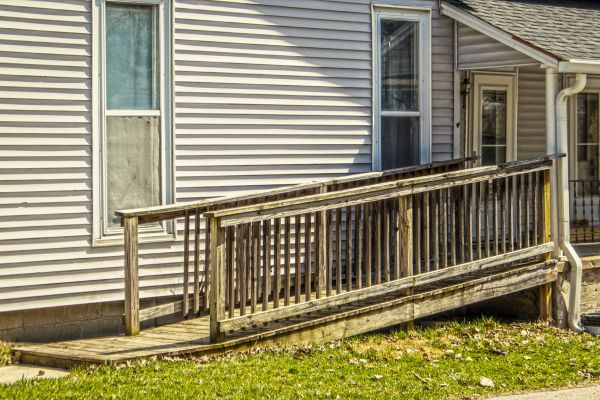 Porch Ramp Construction in Eden Prairie