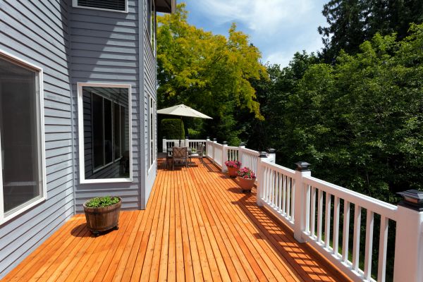 Cedar Deck Construction in Eden Prairie