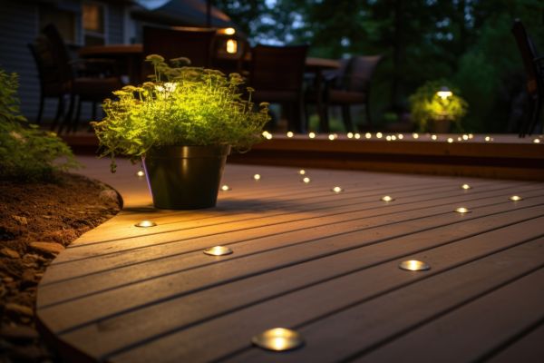 Ground Level Deck Construction in Eden Prairie